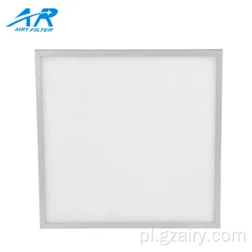Aluminiowy filtr powietrza panelu plisowego dla systemu wentylacji